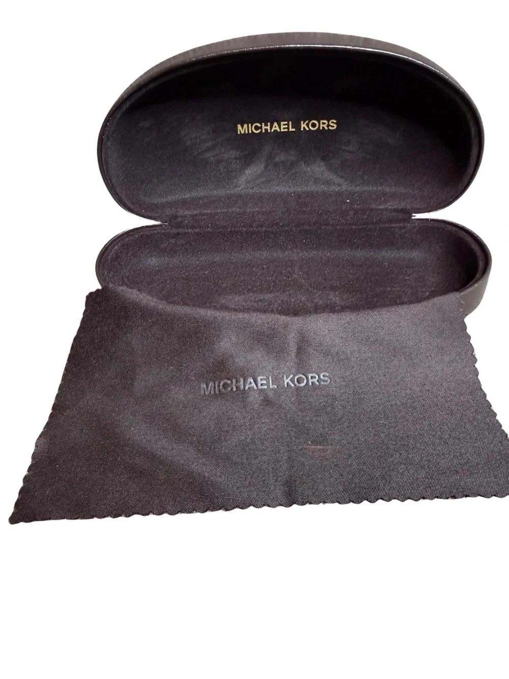 Michael Kors Harper Sunglasses Black MK Logo Oversized 57□16